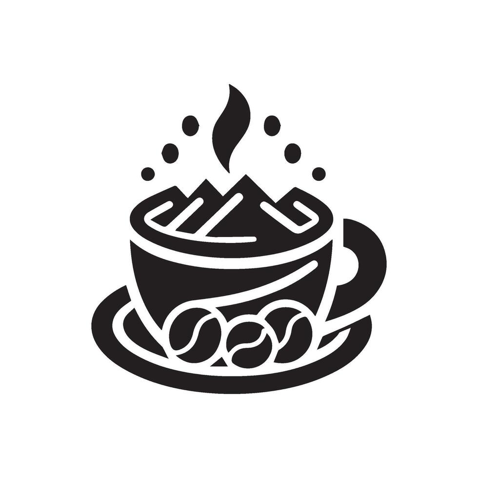 coffee cup icon illustration EPS File vector