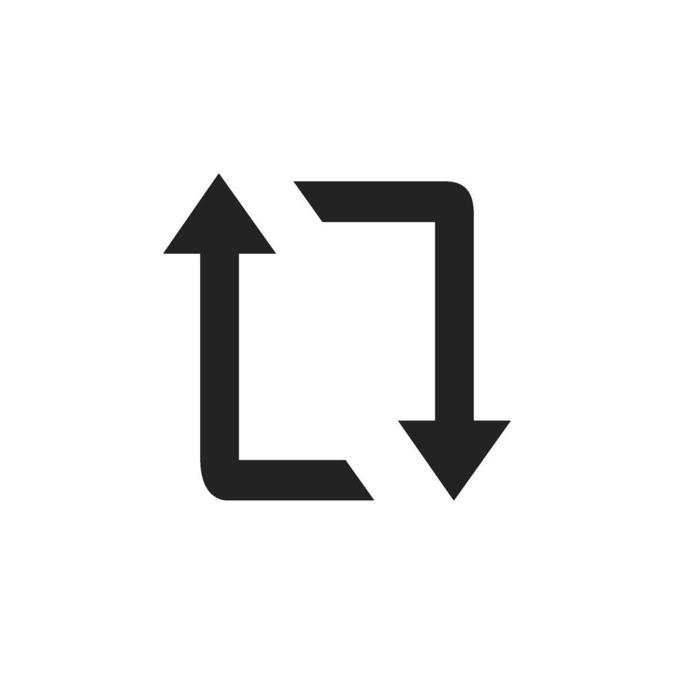 This circular arrow icon effectively symbolizes the essential refresh and reload functionalities, which are commonly utilized in various applications and websites designed for user interface purposes vector