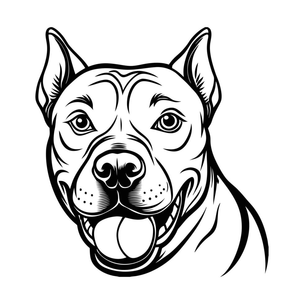 Playful Staffordshire Bull Terrier Vectors