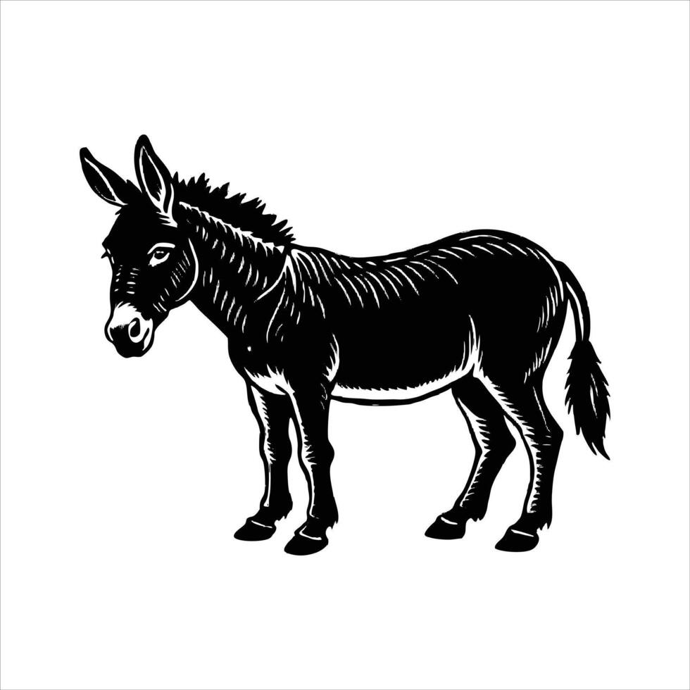 Donkey Icons Symbols vector