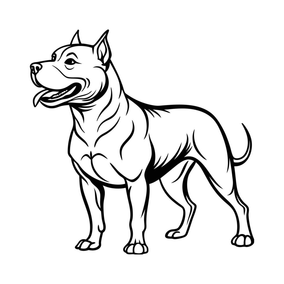 Side Profile Silhouette vector