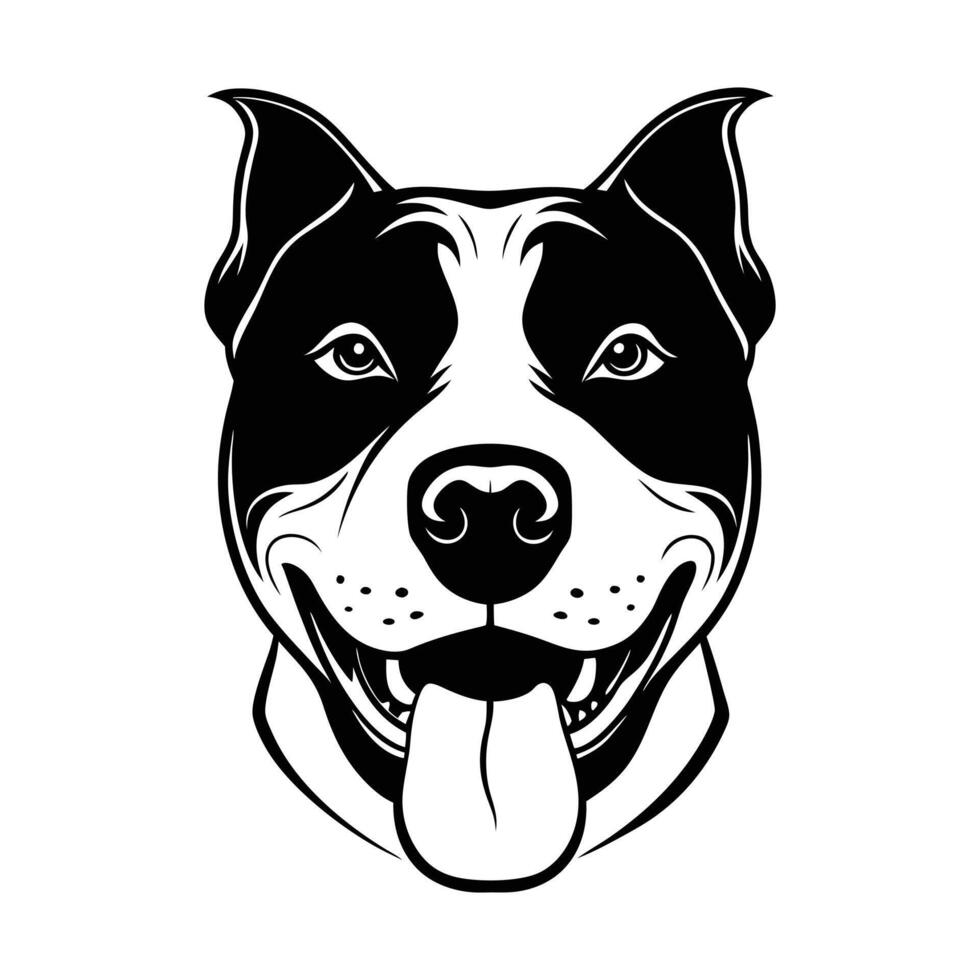 American Staffordshire Terrier Dog vector