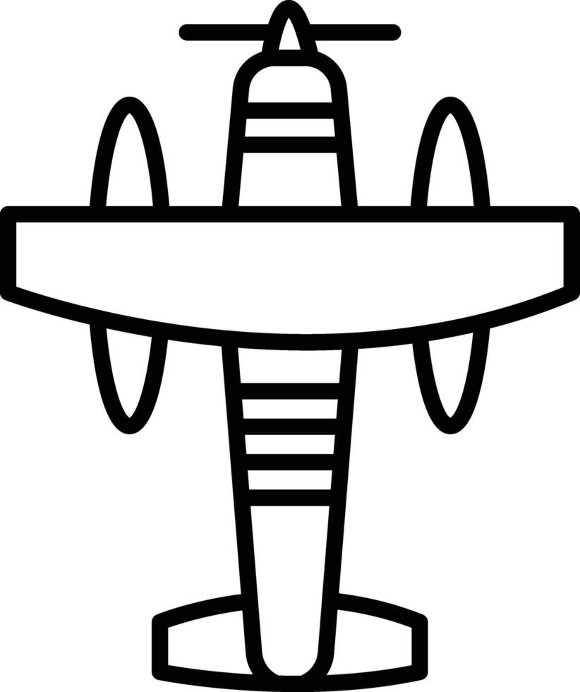 Seaplane Illustration Icon vector