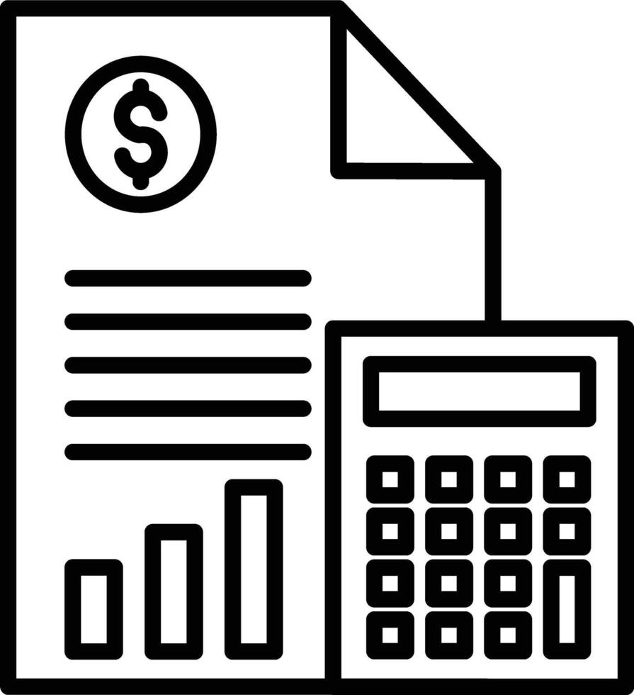 Costs Illustration Icon vector