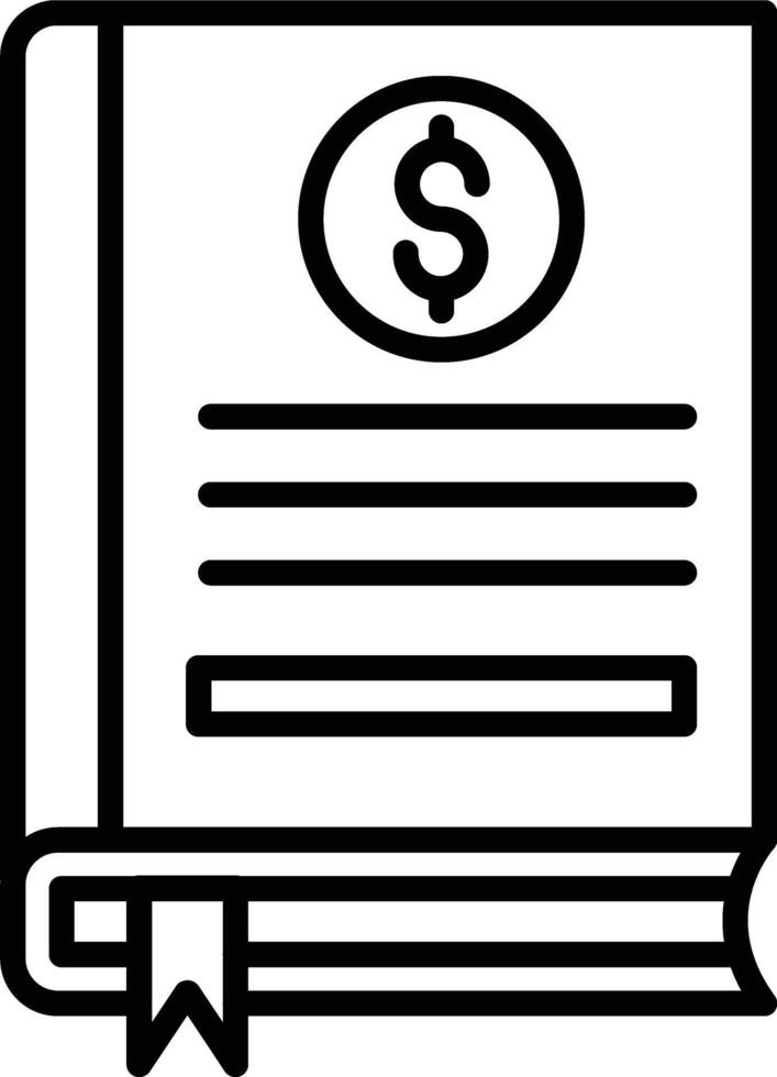 Ledger Illustration Icon vector