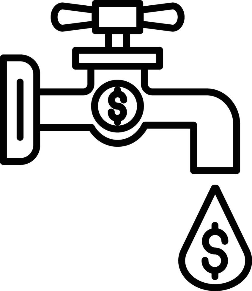 Money Liquidity Illustration Icon vector