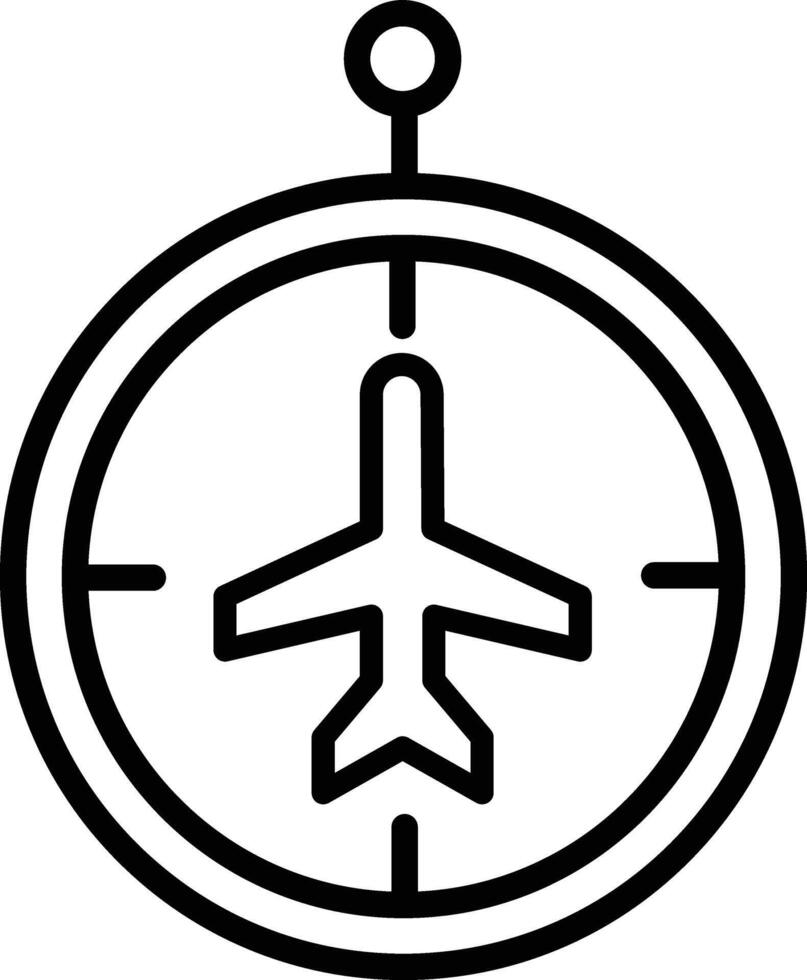 Compass Illustration Icon vector