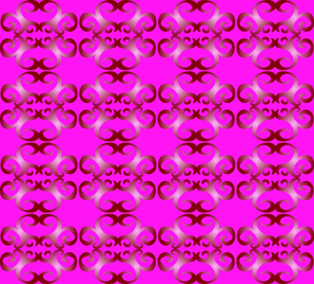 Beautiful abstract seamless pattern on pink background vector