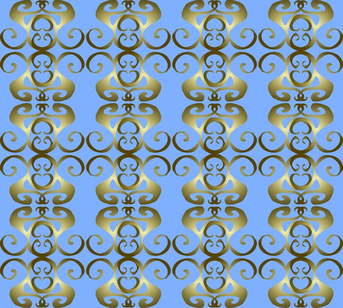 Beautiful seamless pattern on a light blue background vector