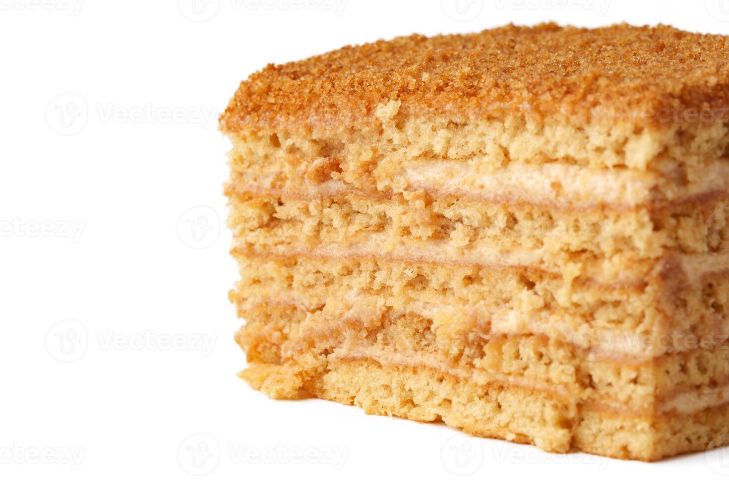 Sweet layered dessert showcases delicate texture and golden crust for a delightful treat photo