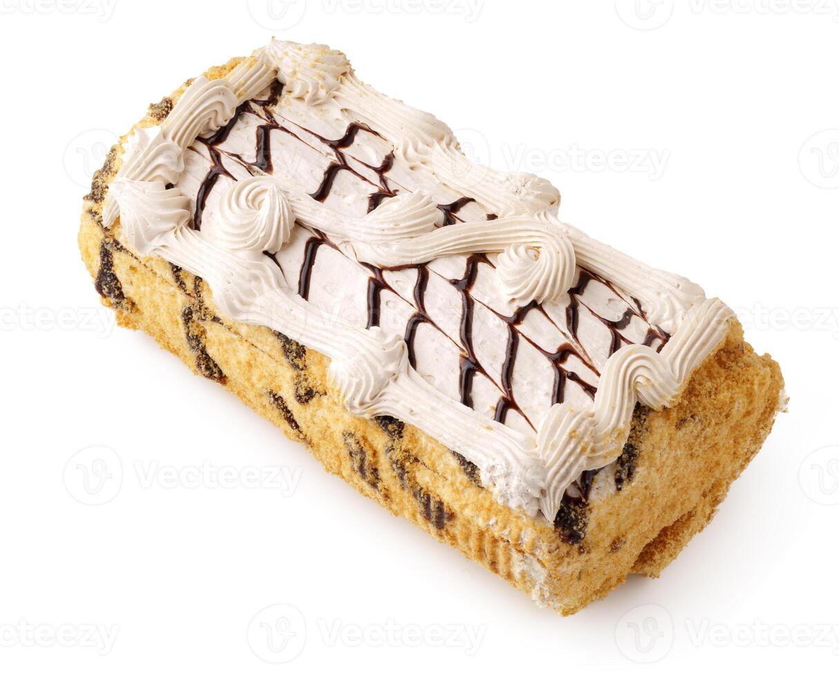 Delicious creamy dessert with layers of cake and rich frosting perfect for any occasion photo