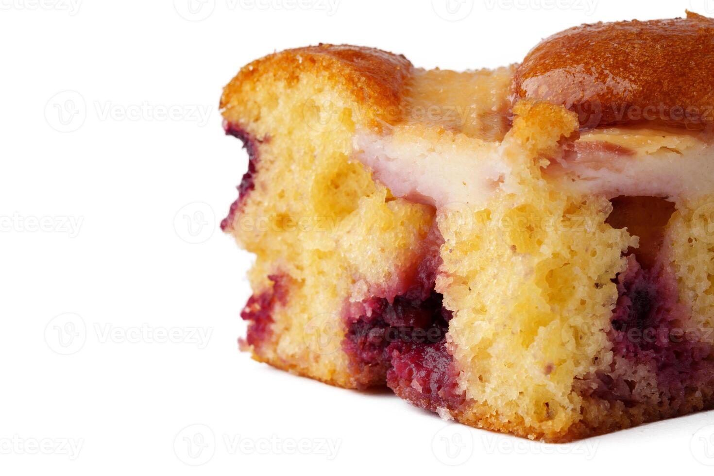 Delicious berry cake with moist texture and rich flavor enjoyed during a summer gathering photo