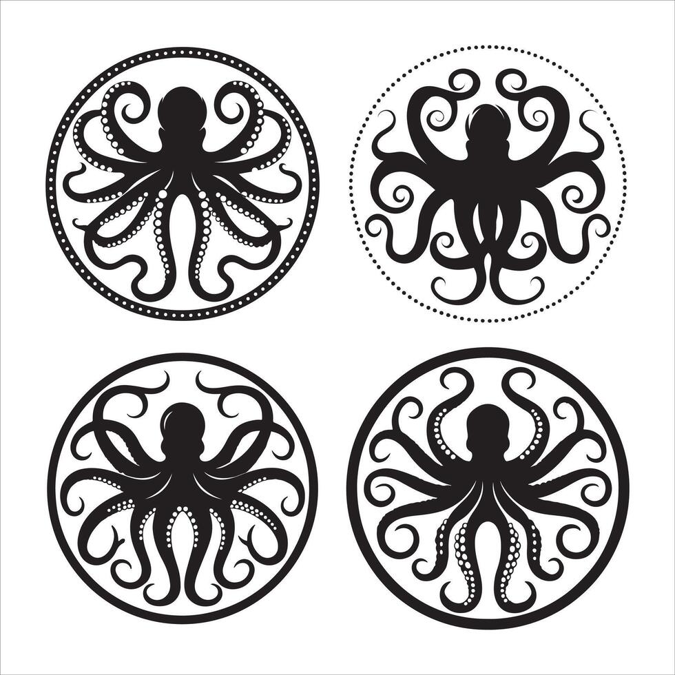 Bold Octopus Design vector