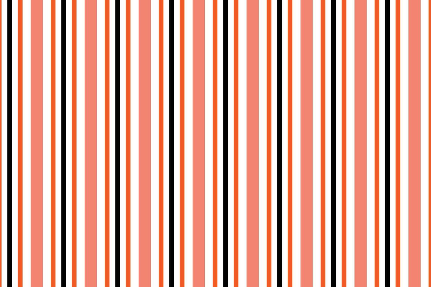 simple abstract tomato orange black color creative geometric vertical line pattern coral and black vertical stripes pattern that can be used as a background or texture vector