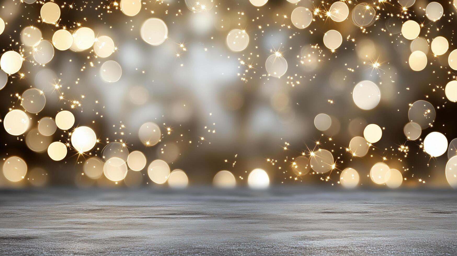 High resolution abstract bokeh lights create soft, glowing background photo