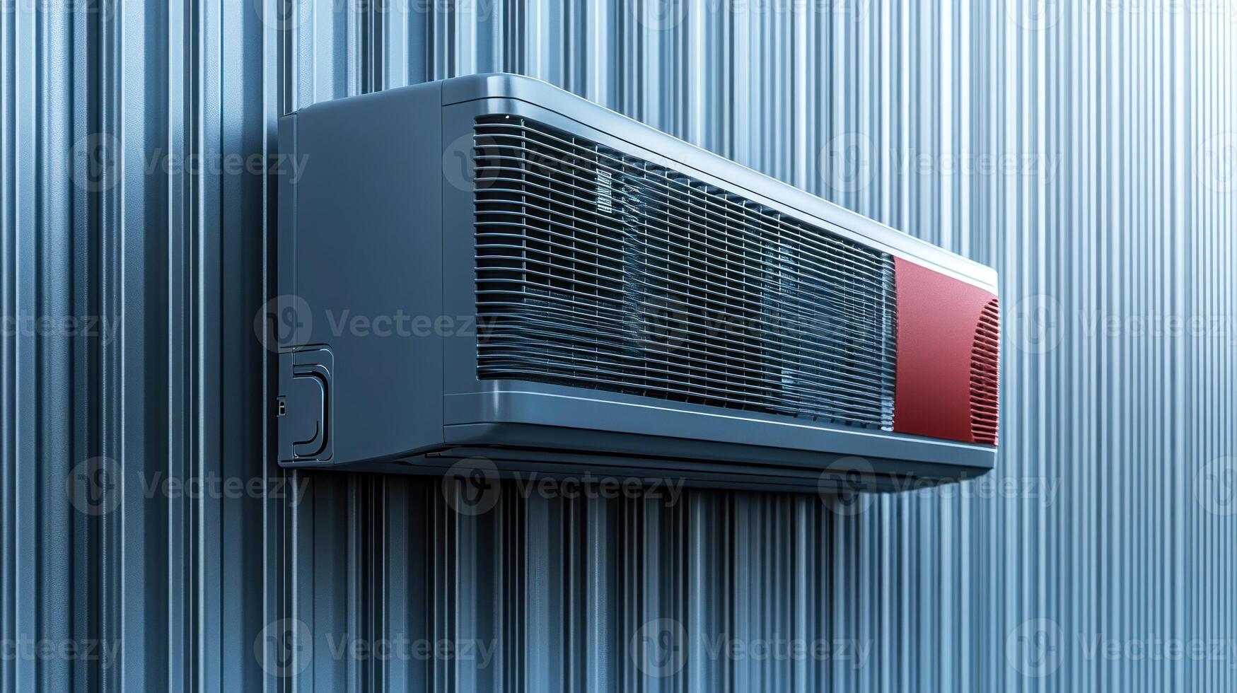 The cooling system efficiently provides comfort on a warm day indoors photo