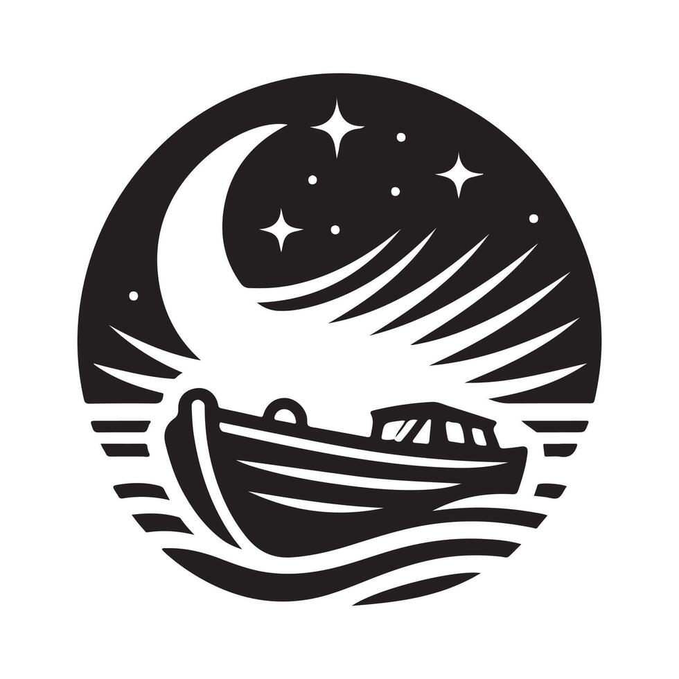 High Resolution Lifeboat Silhouette Vectors Downloads