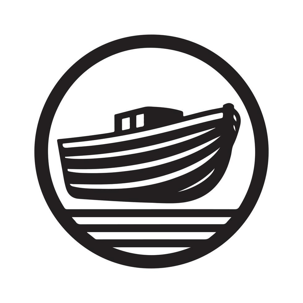 Lifeboat Silhouette Vectors Art for DIY Projects