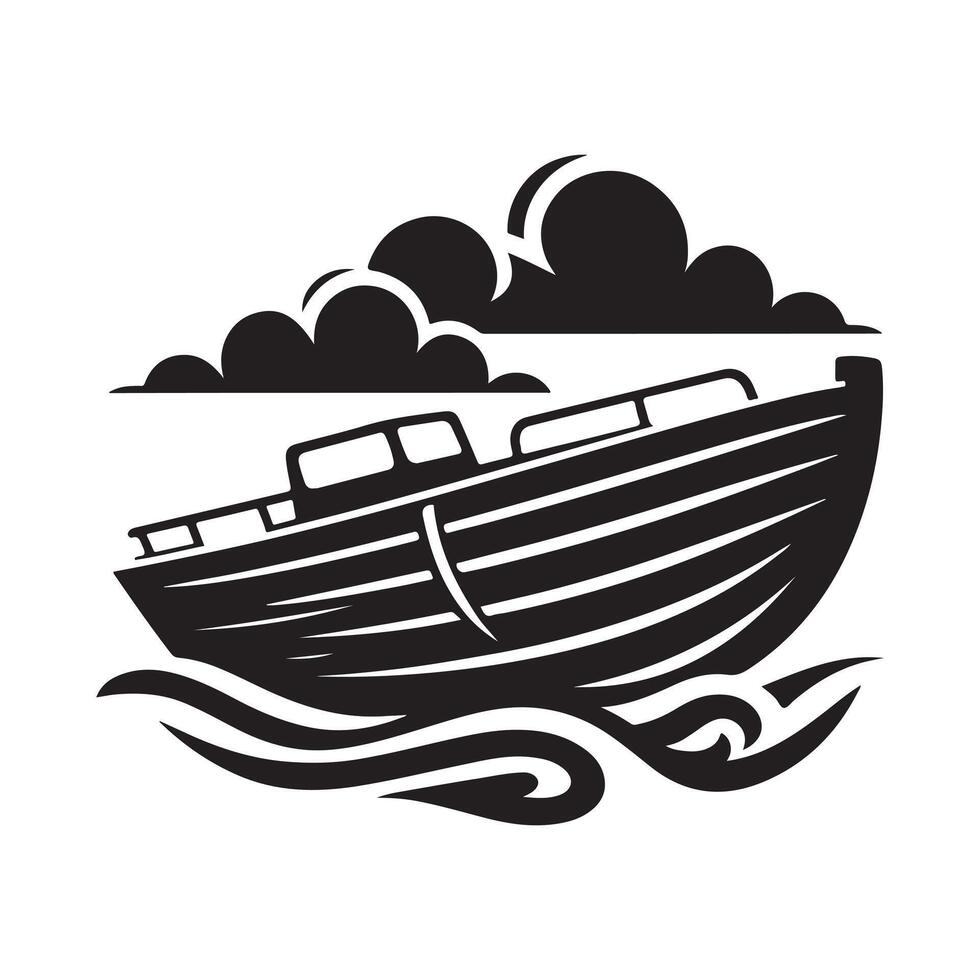 Unique Lifeboat Silhouette Vectors Illustrations Online