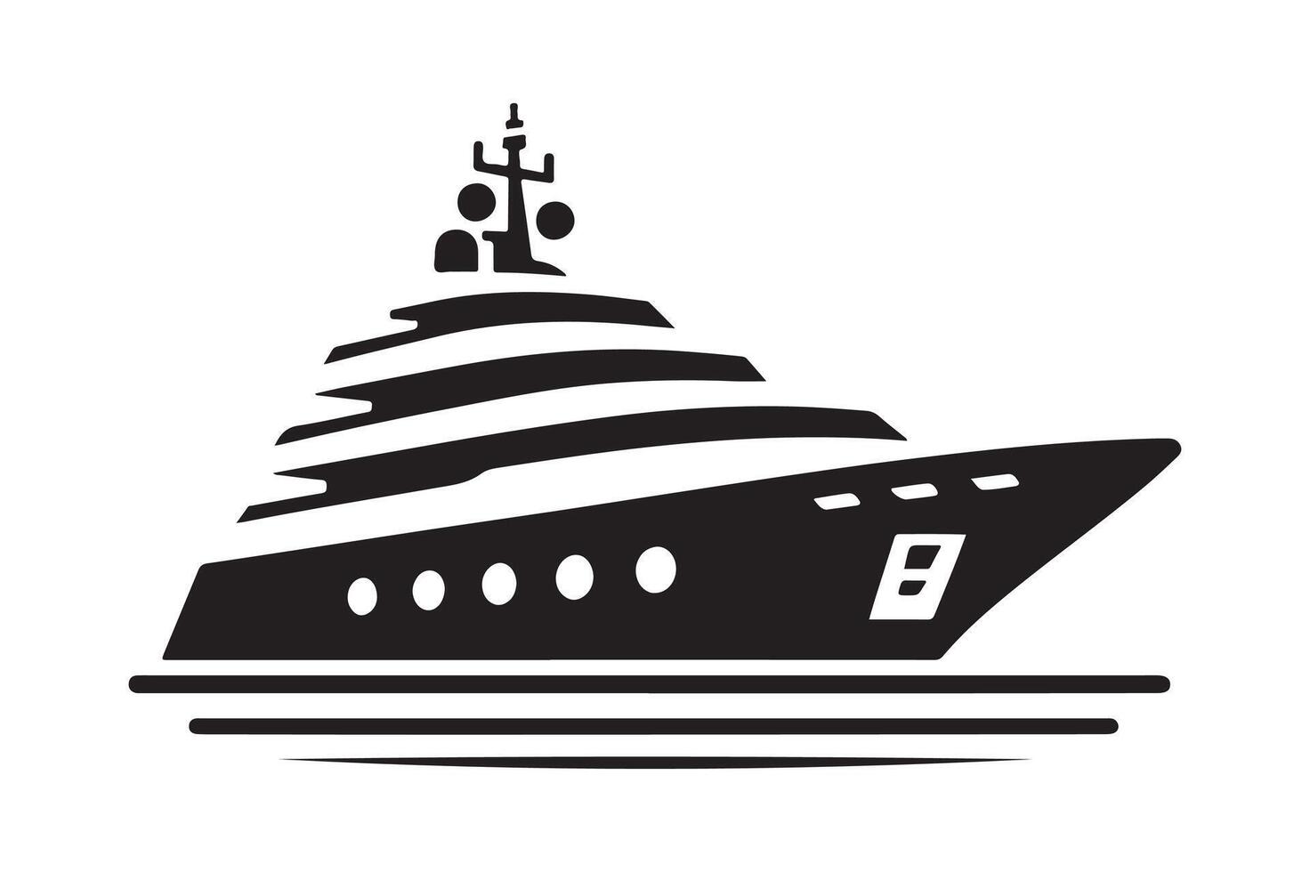 Affordable Superyacht Silhouette Vectors Illustrations Online