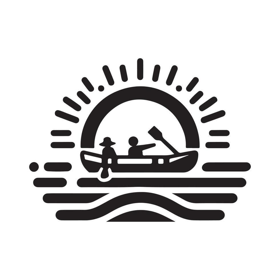Professional Raft Silhouette Vectors Illustrations Download