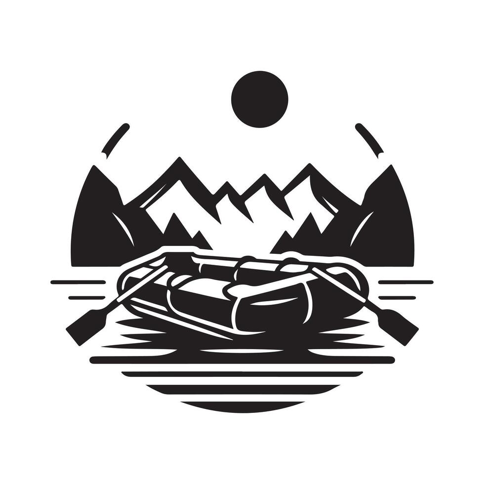 Exclusive Raft Silhouette Vectors Designs Online