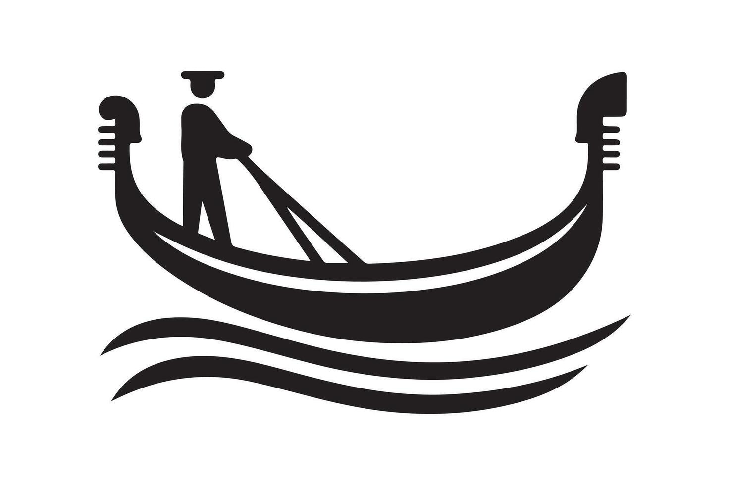 Elegant Gondola Silhouette Vectors for Professional Use