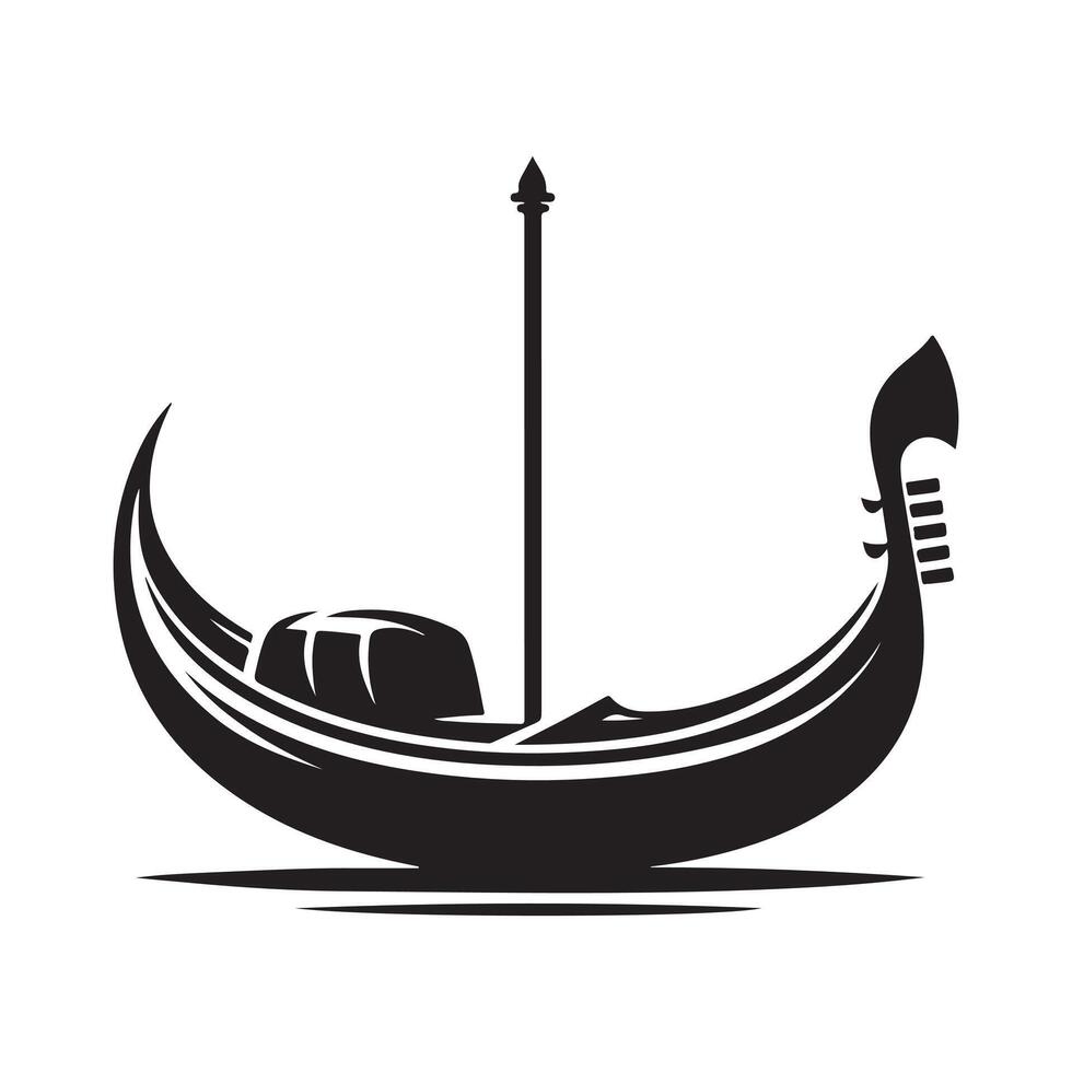 Gondola Silhouette Vectors for Unique Creative Concepts