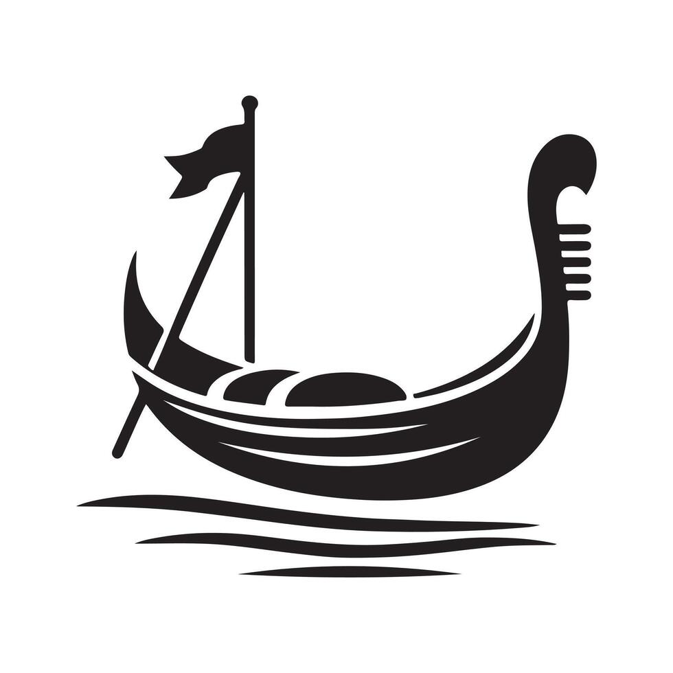 Gondola Silhouette Vectors for High-Impact Creative Designs