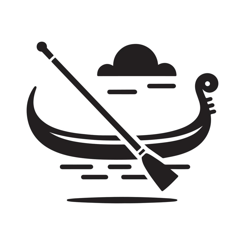 Gondola Silhouette Vectors for Travel and Leisure Projects