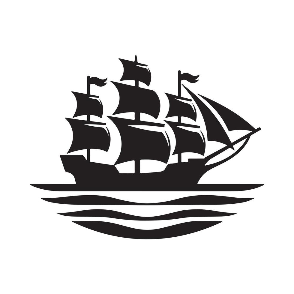 Stylish Brig Silhouette Vectors for Creative Solutions