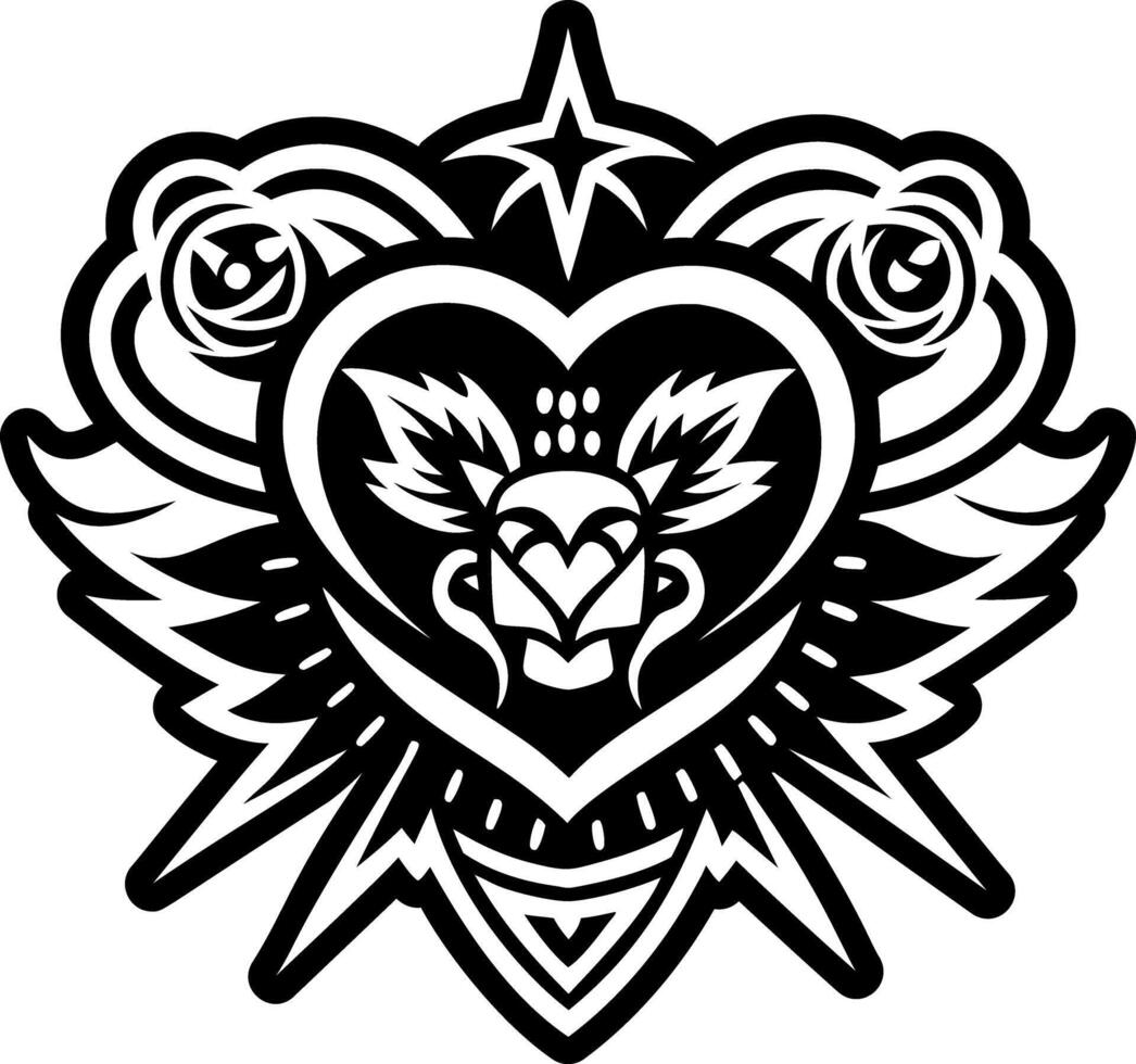 Old tattoo icon designed in filled style vector