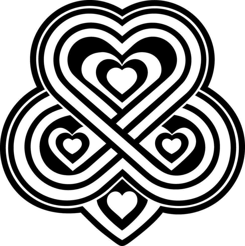 Interconnected icon designed in solid style vector