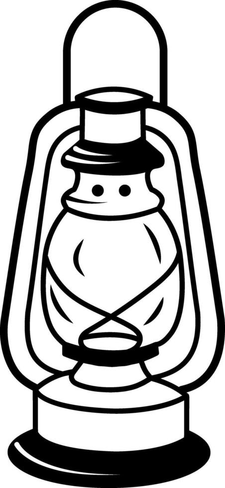 A hand drawn icon of lantern vector
