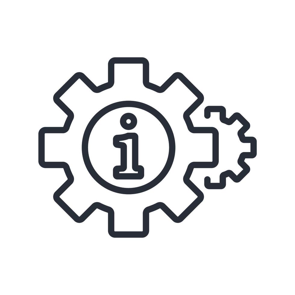 Info icon. .Editable stroke.linear style sign for use web design,logo.Symbol illustration. vector