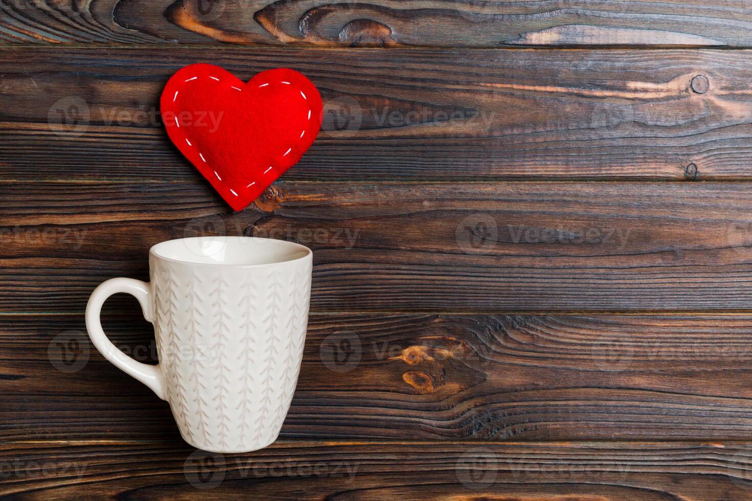 Top view composition of hearts splashing out from photo