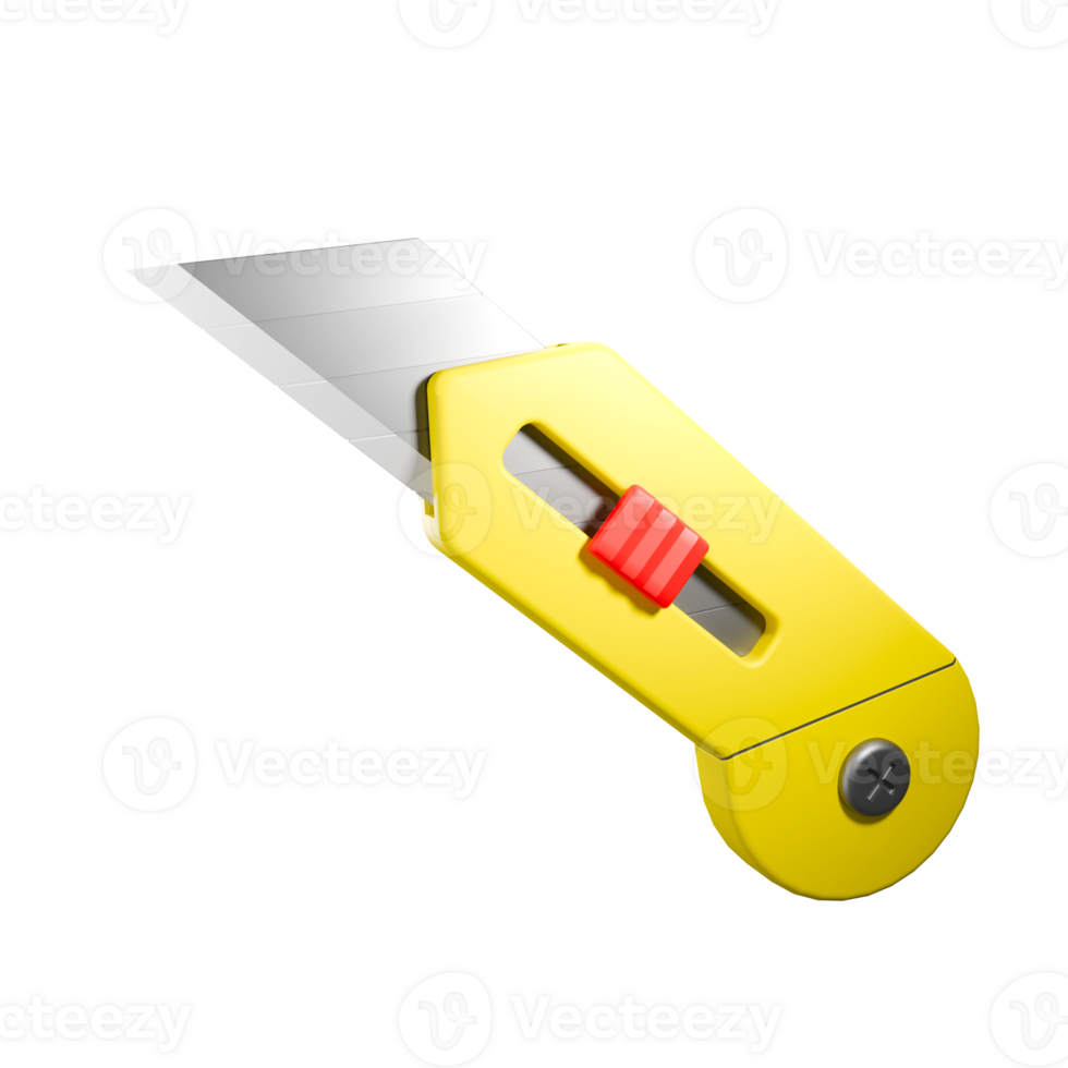3d rendering illustration of sharp razor blade png