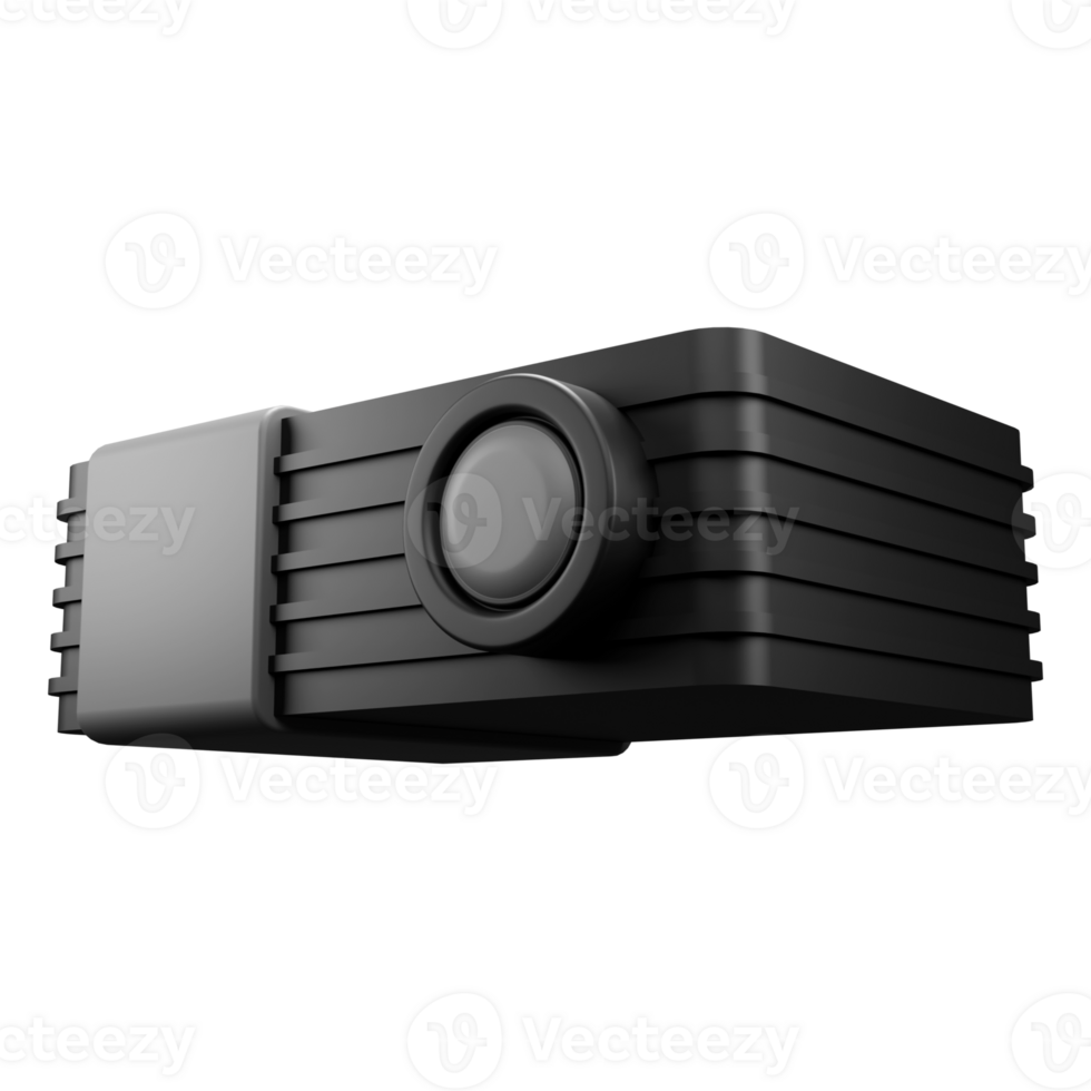 3d illustration of projector for movie png