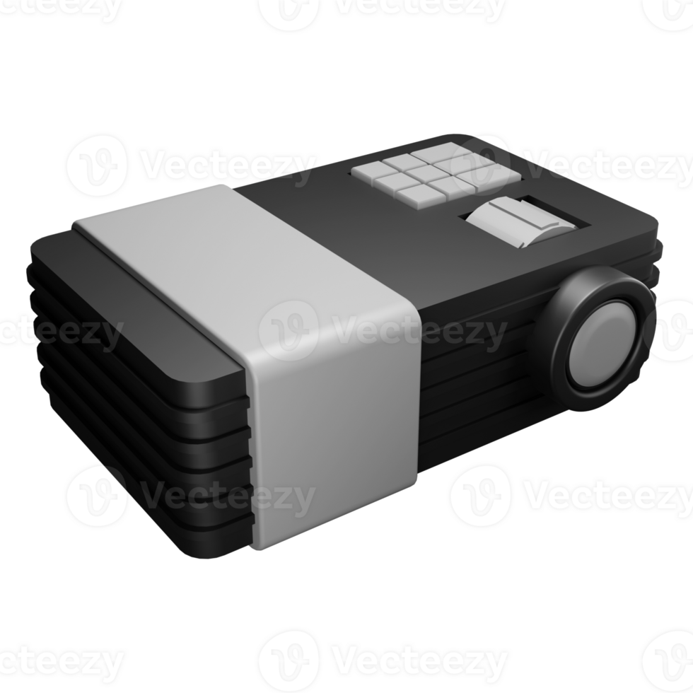 3d render illustration of projector for movie png