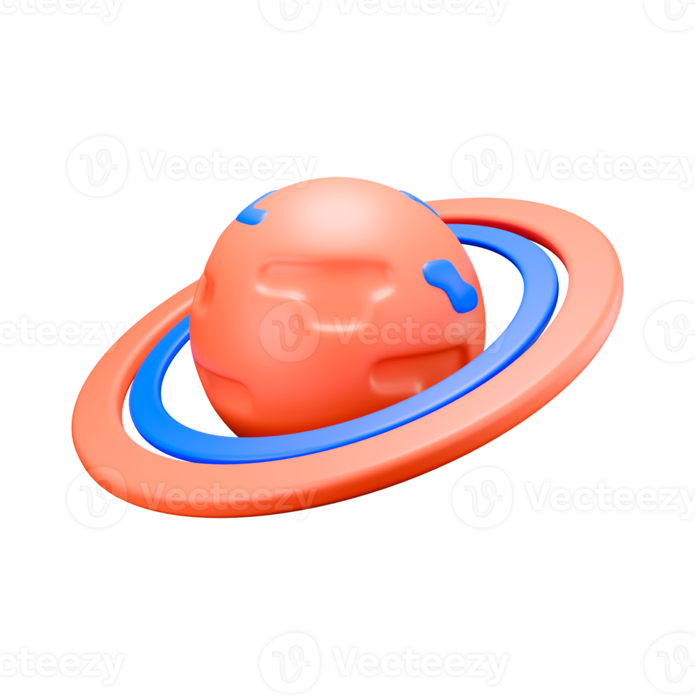 3d rendering illustration of big planet png