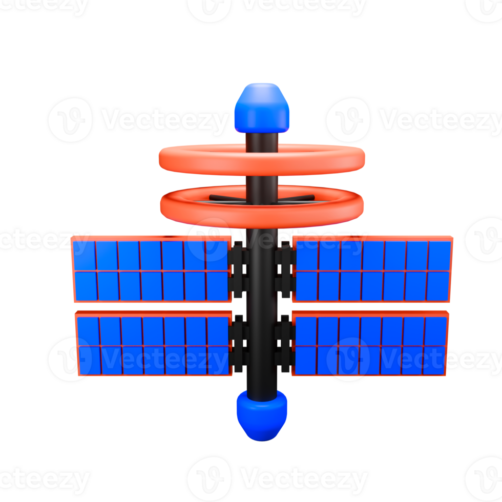 illustration of Satria satellite in space png