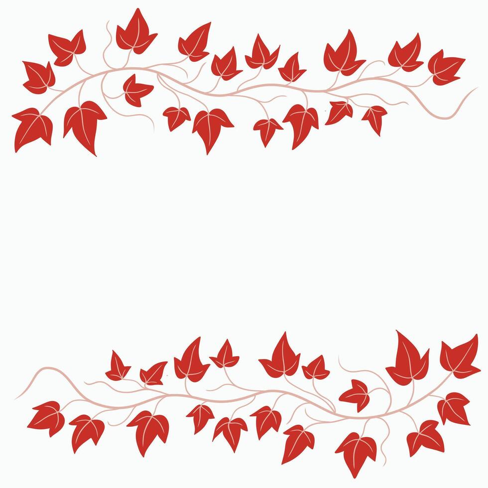 The beauty of ivy with this stunning illustration. vector