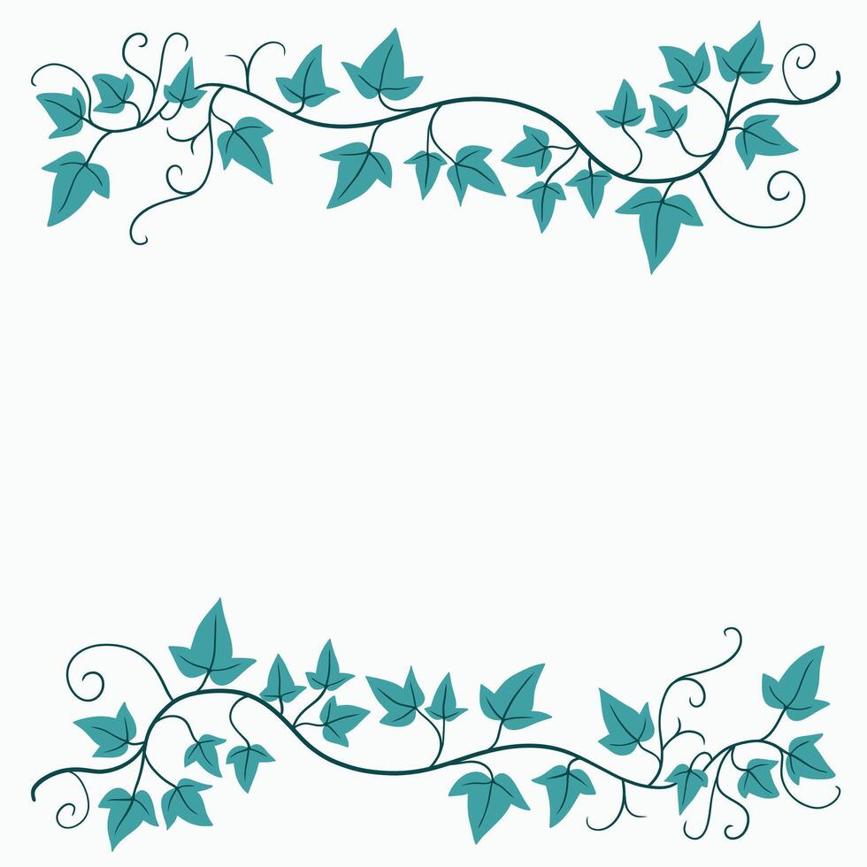 Detailed illustration of an ivy plant captures the beauty of nature evergreen vines. vector