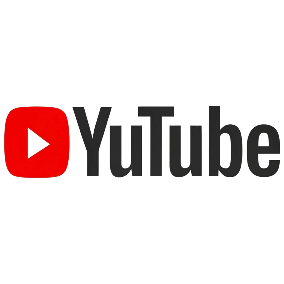 YouTube Logo Iconic Design Red Play Button Minimalist Digital Branding png