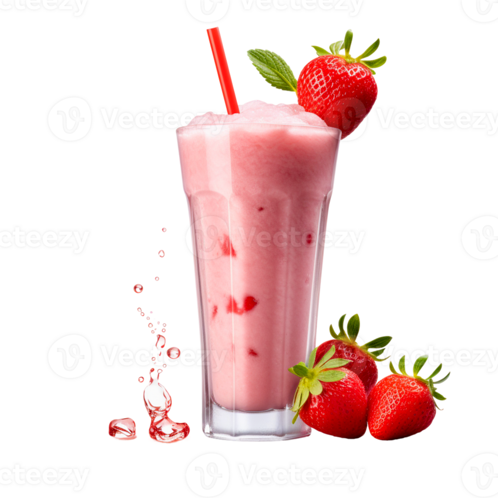 Realistic Smoothie Illustration with Transparent Layer png