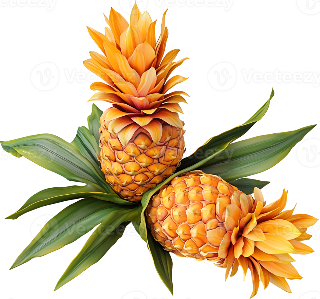 Pineapple Fallen Transparent Background png