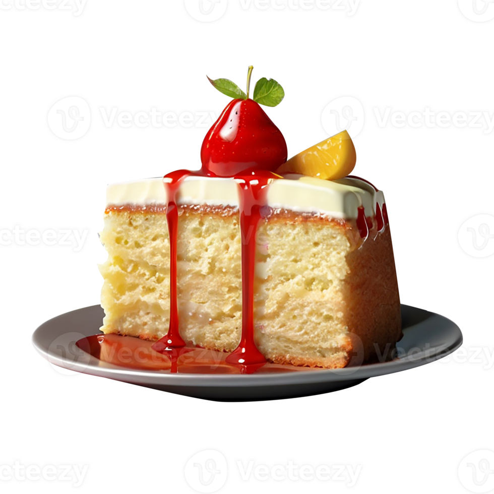 Cake isolated on transparent background png