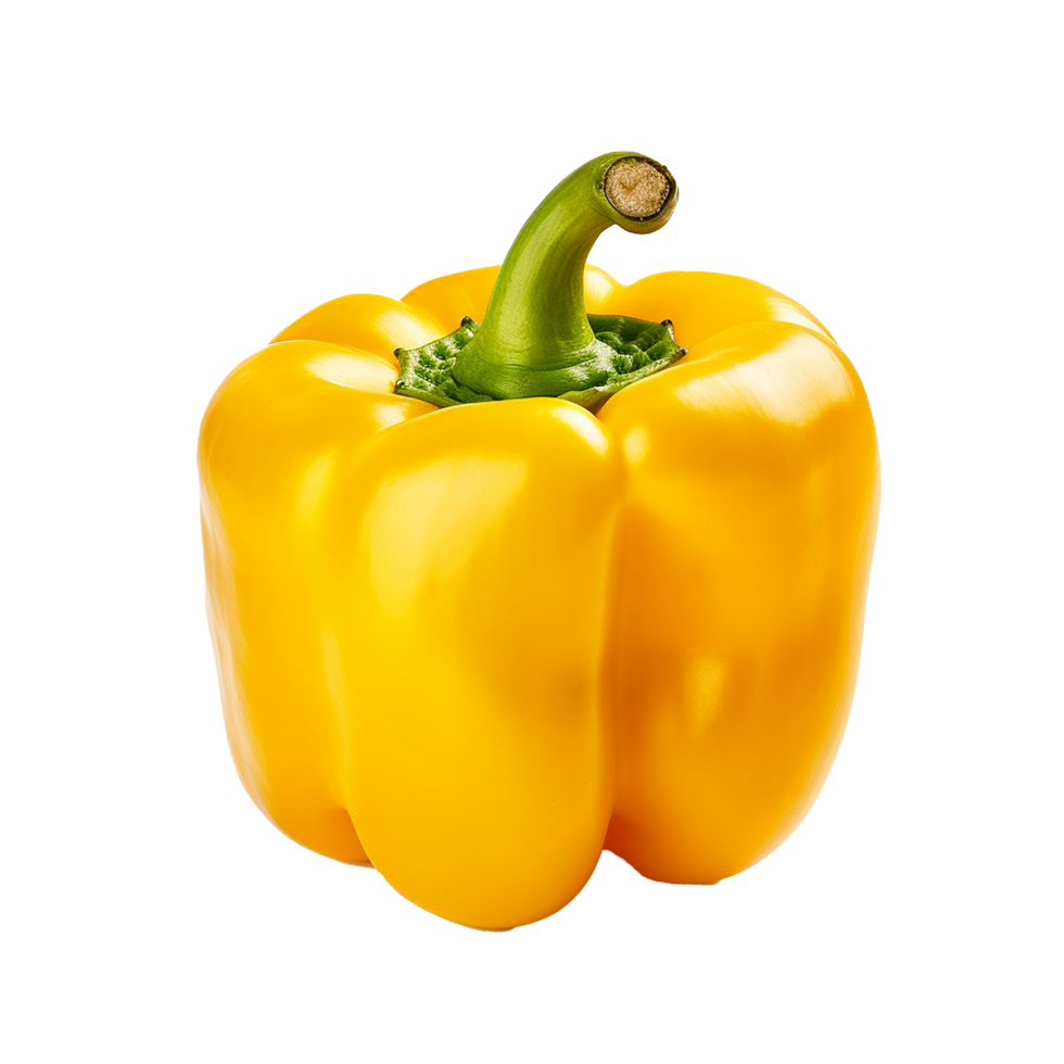 Yellow Bell Pepper Vibrant Vegetable Healthy Food, png