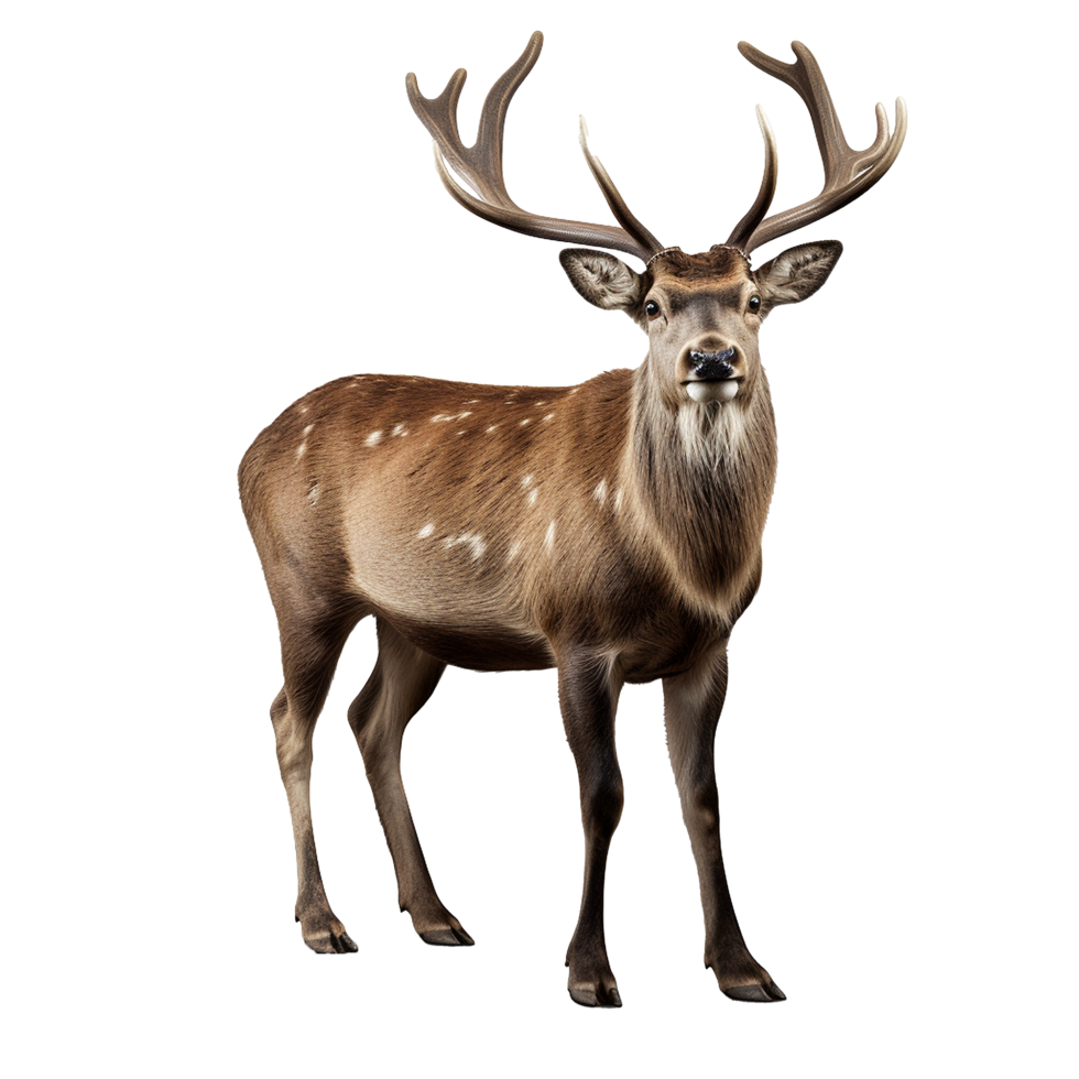 Deer Antlers Brown Fur Wildlife Animal Nature png