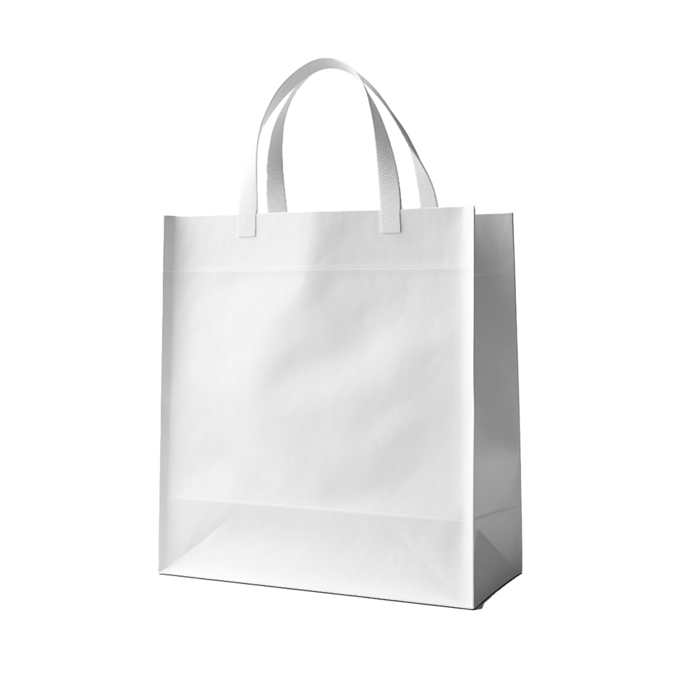 White Tote Bag Mockup Design Template, png